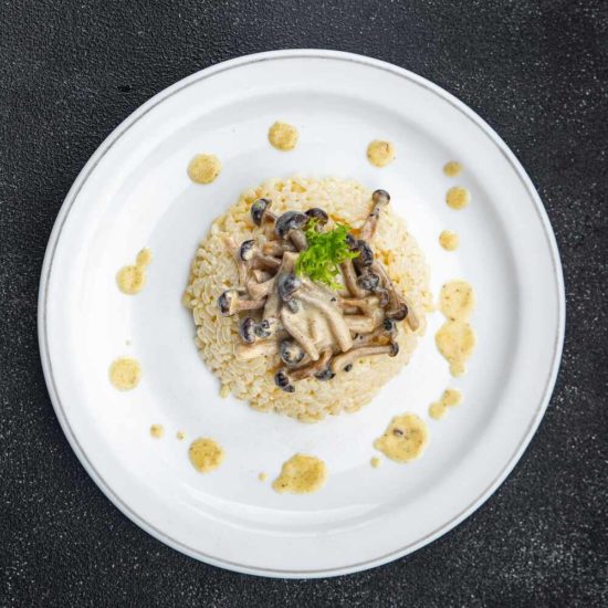 riz aux champignons