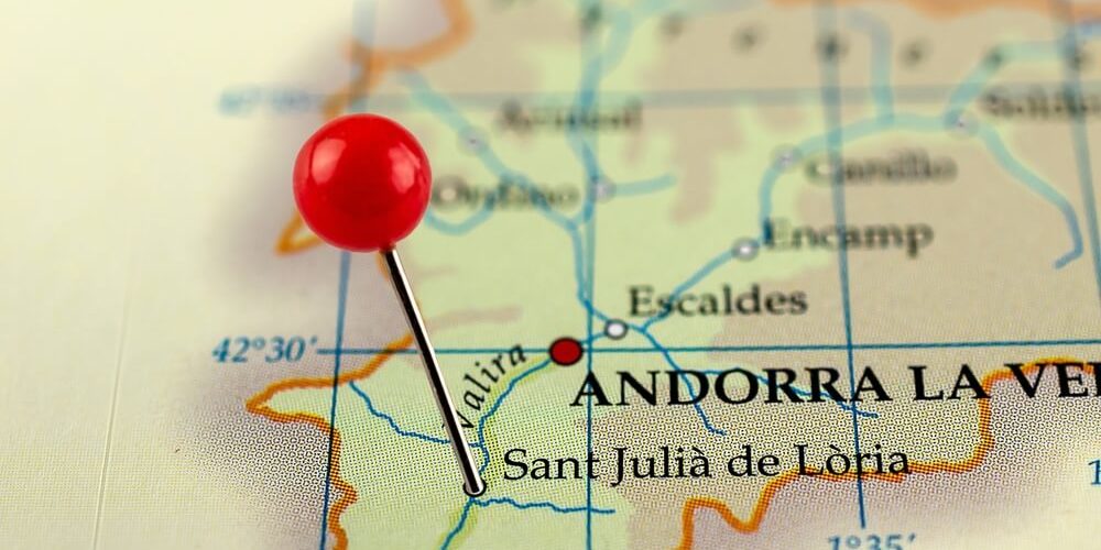 map andorre