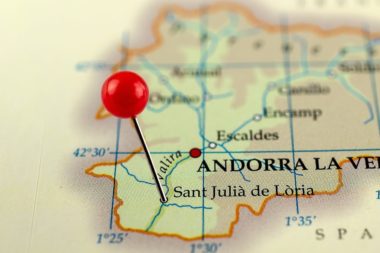 map andorre